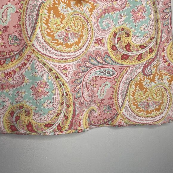 VTG Bamboo Traders‎ Paisley Spring GardenParty Boho Floral Stretch  Skirt10P - Picture 5 of 13